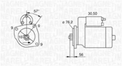 MAGNETI MARELLI 063720005010 -  Стартер